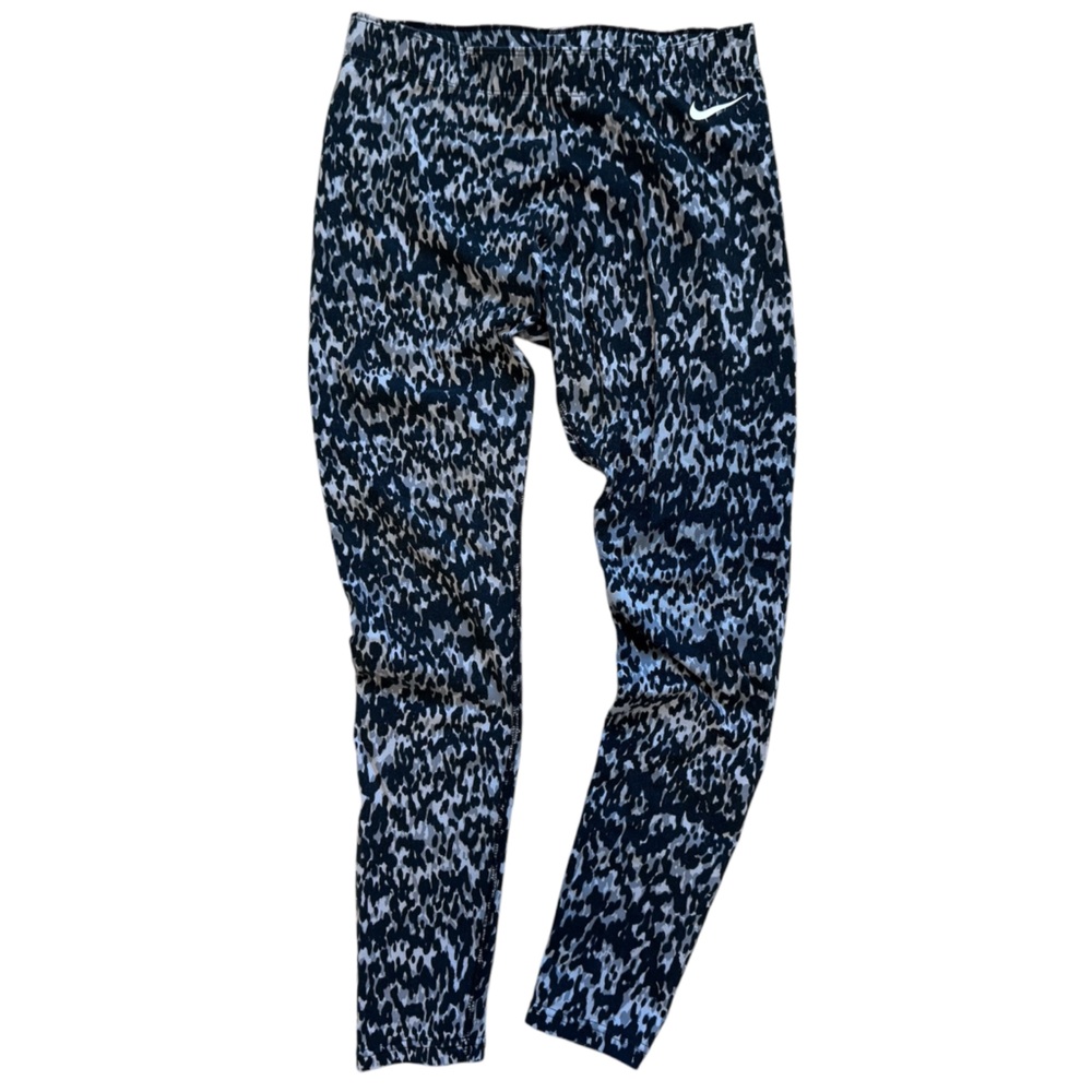 Nike | Leggings | Black, White & Gray Camo | Size Medium